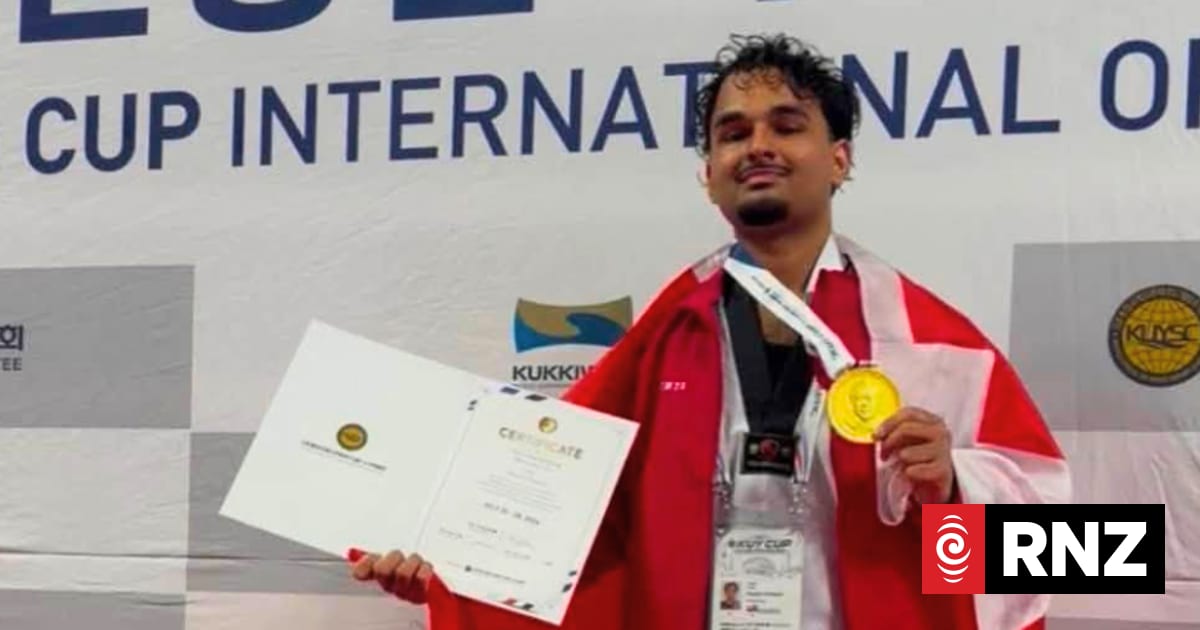 Hamish Chimanlal, Tonga's taekwondo star, strikes gold in South Korea