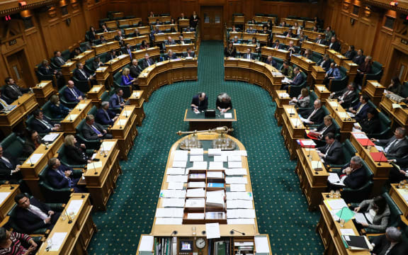 Parliament as seen from the Press gallery