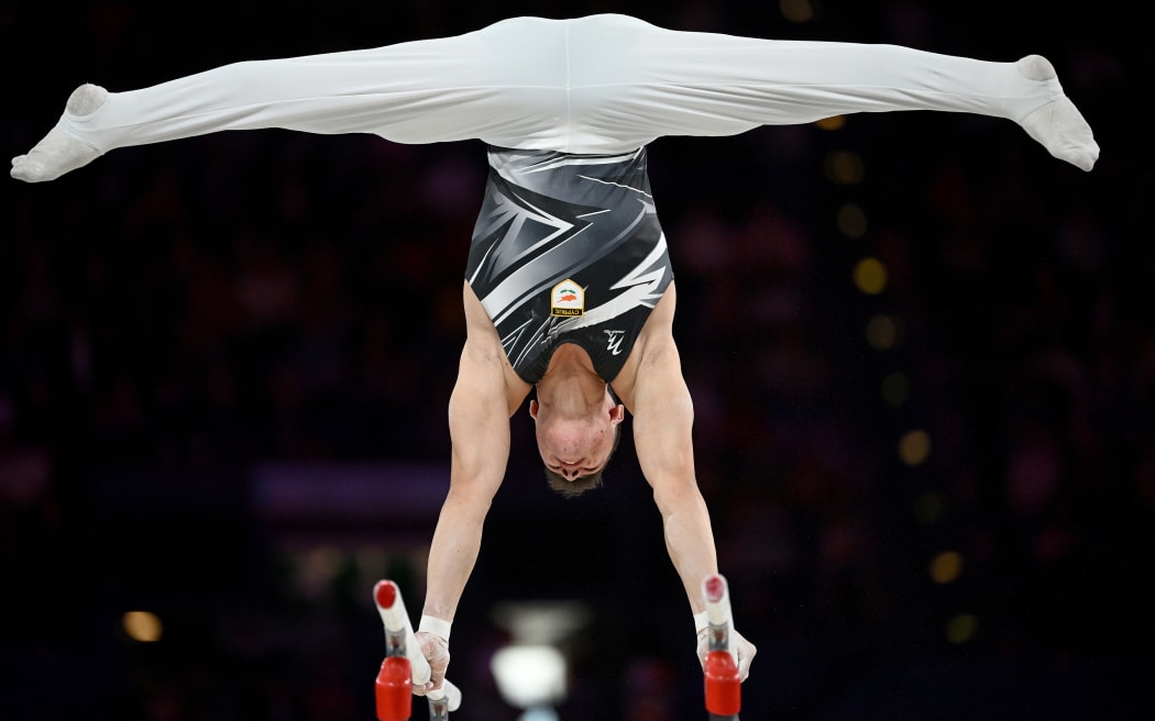 Ethan Dick of New Zealand during the Men’s All-Around Gymnastics on Day 3 of the XXII Commonwealth Games at Arena Birmingham.