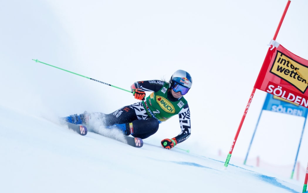 New Zealand skier Alice Robinson in Austria.