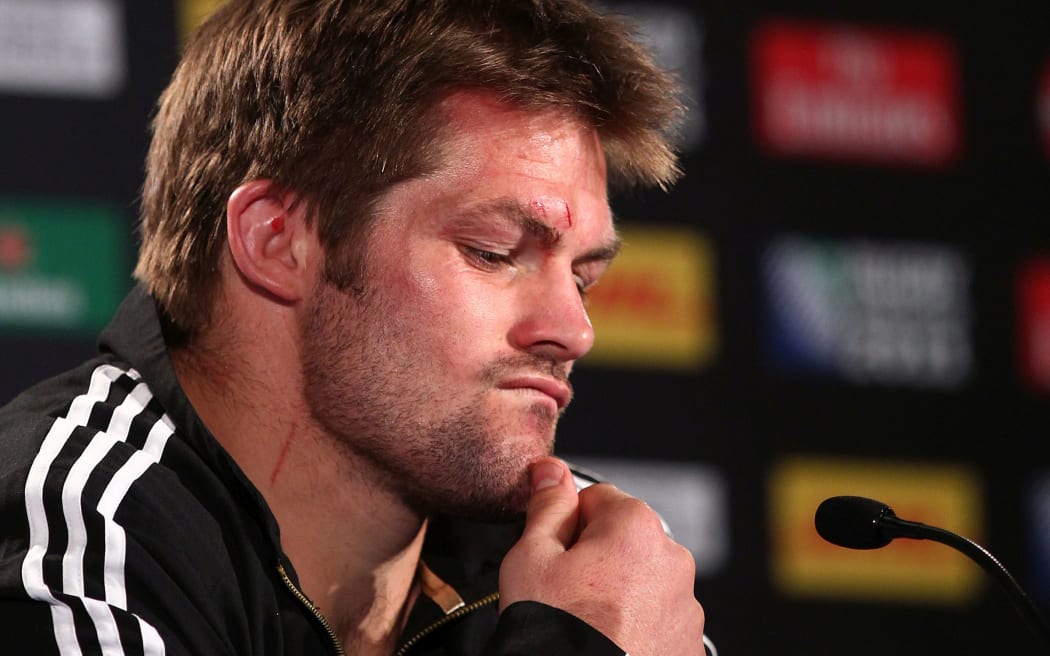 Retiring All Black great Richie McCaw.
