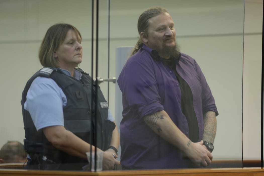 William Berkland at the sentencing at Wellington High Court for charges