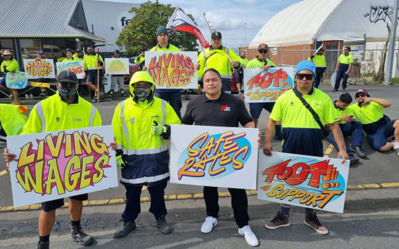 Workers are demanding more money for delivering much-needed Gib boards to building sites.