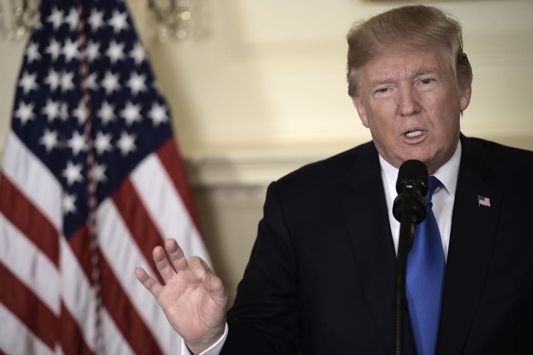 Donald Trump announces a major shift in US policy on Iran in a address at the White House.