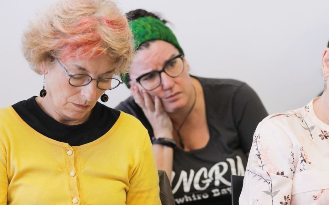 Upset at water contamination in her area