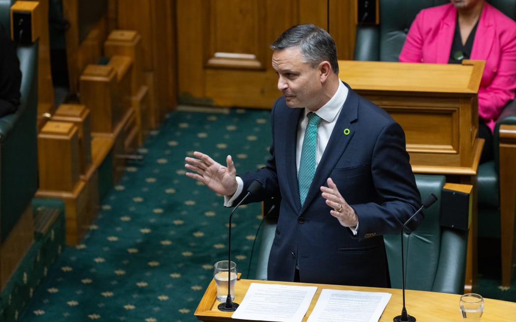 Retiring Green Party MP James Shaw delivers his valedictory speech.