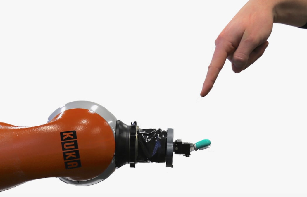 The robot arm used in testing