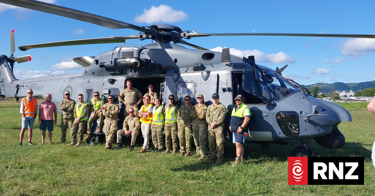 Tairāwhiti Civil Defence troops touch down in flood-damaged East Coast communities