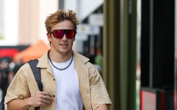 New Zealand driver Liam Lawson at the Saudi Arabian Grand Prix, 2025.