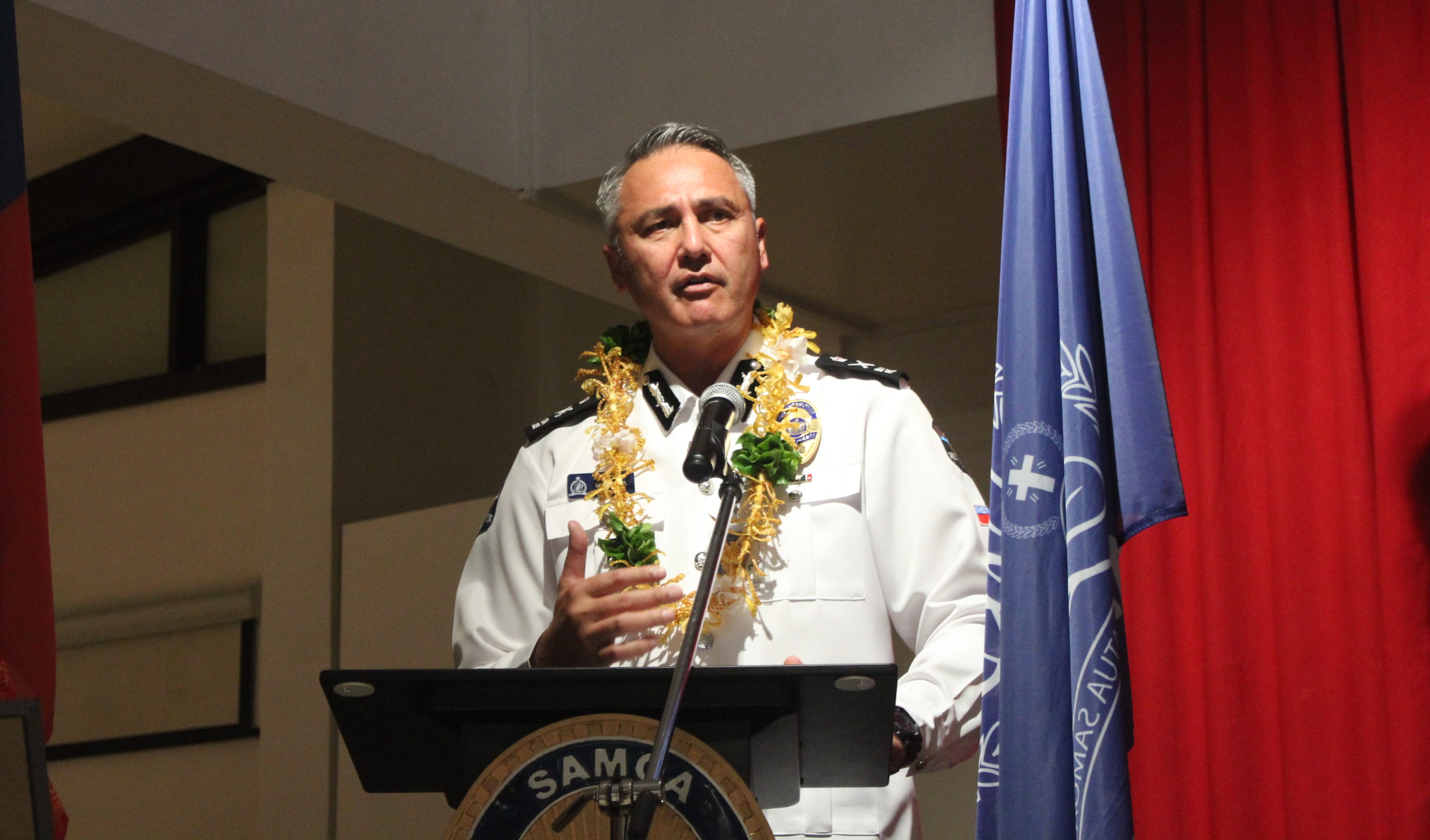 Samoa Police Commissioner Fuiavailili Egon Keil