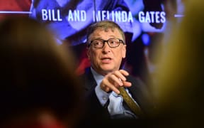 Bill Gates takes part in a discussion in Brussels in January.