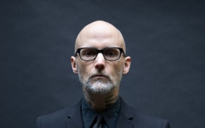 Moby photographed by Travis Schneide