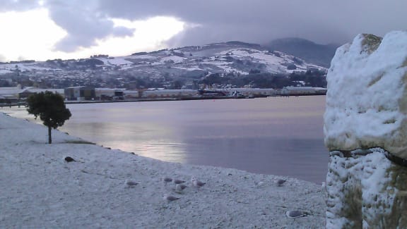 Dunedin and other parts of the country got an early taste of winter on Tuesday.