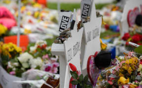 The makeshift memorial Saturday morning in front of the Tree of Life Synagogue on November 3, 2018 in Pittsburgh, Pennsylvania. Synagogues around Pittsburgh are opening their doors to members of the Tree Of Life congregation that was the target of a mass shooting that left 11 of its members dead on October 27.