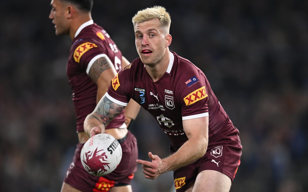 Cameron Munster will lead Queensland in State of Origin game two.