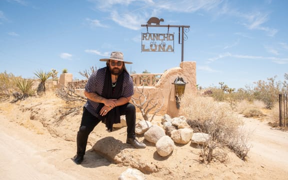 Troy Kingi in the desert 2023