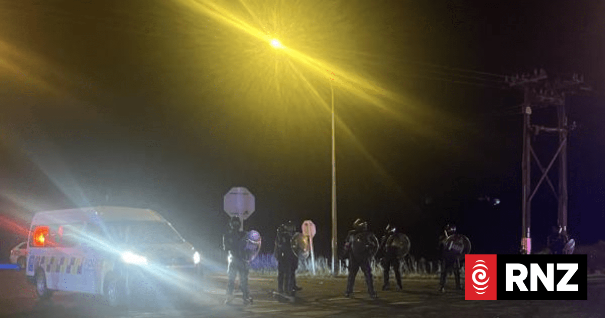 Police bust 'antisocial road user event' outside Palmerston North