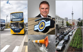 Various images of Auckland Transport services