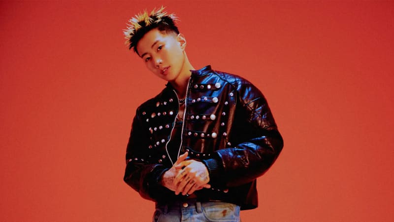 Korean-American artist Jay Park poses for a photoshoot.