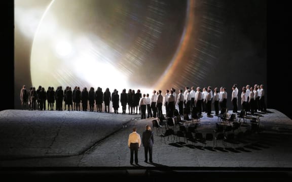A scene from Parsifal at The Met