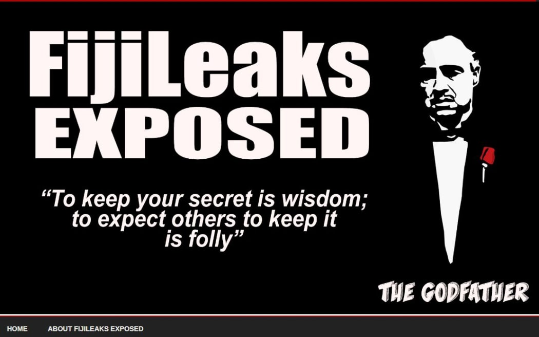 The new FijiLeaks Exposed website, featuring information hacked from FijiLeaks