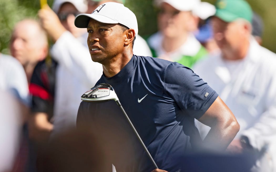 Tiger WOODS (USA)  tee shot at 18th par 4 during first round US Masters 2019,Augusta National Golf Club, Augusta, Georgia,USA.
11 April 2019. Copyright photo: Matthew Harris / www.golfpicturelibrary.com
FOR EDITORIAL NEWS USE ONLY NO AGENTS