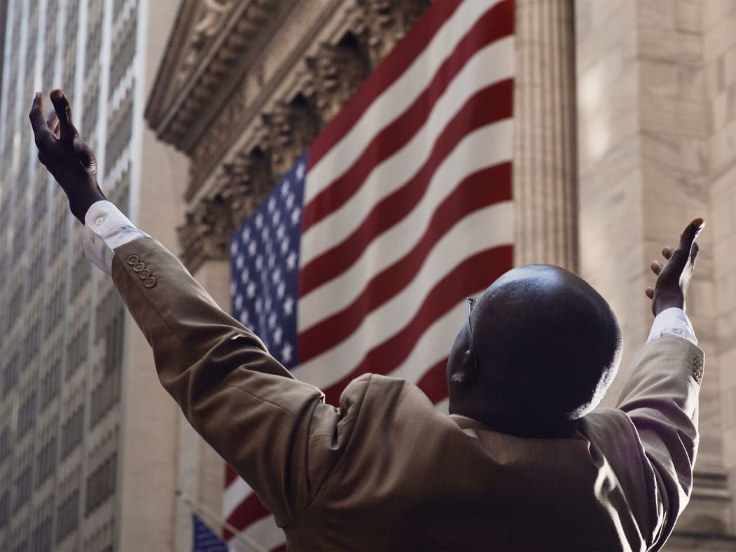 A street preacher in New York appeals to Wall Street to repent, 2011, Christopher Anderson.