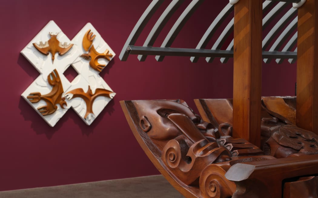 Installation view, Fred Graham, Toi Whaakata / Reflections, Te Uru, 2024