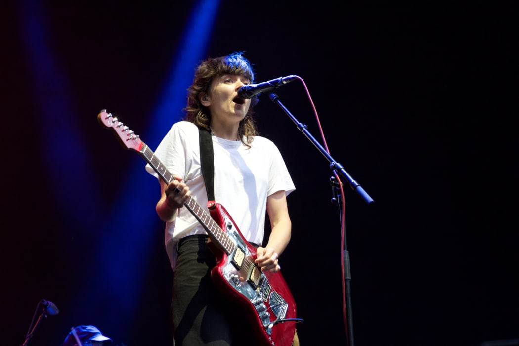 Courtney Barnett performing at Laneway 2019