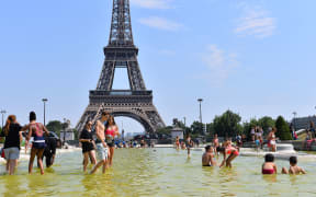 Temperatures in Paris reached 40°C.