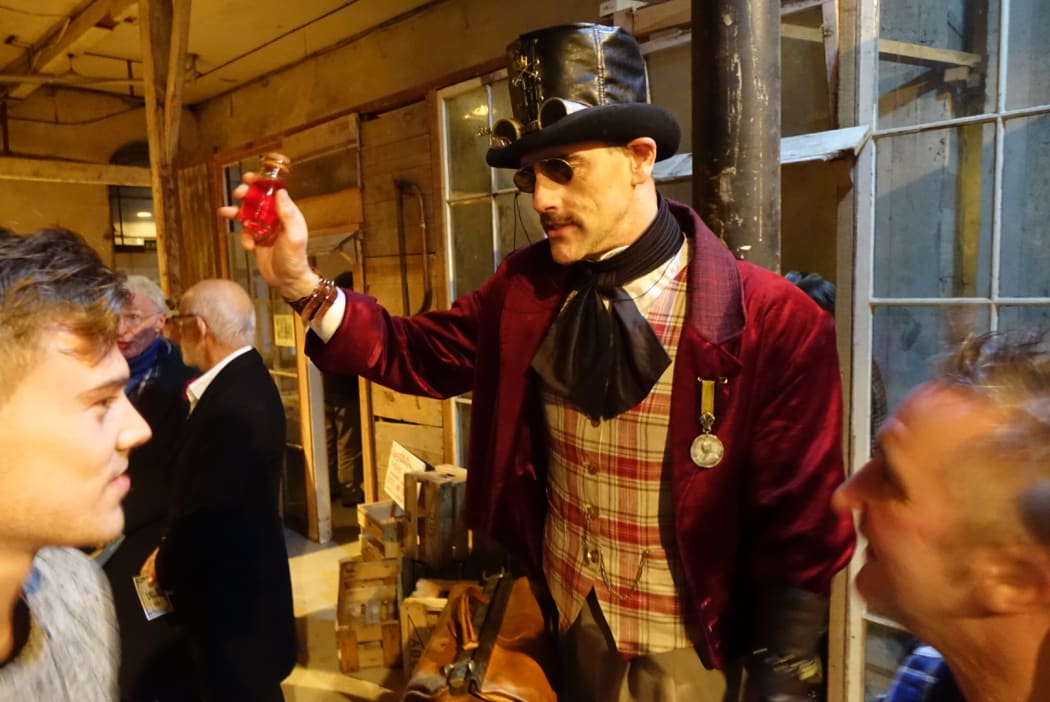 As part of the heritage festival, Farley's Arcade has been recreated as it was in 1865.