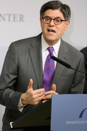 US Treasury Secretary Jacob Lew.