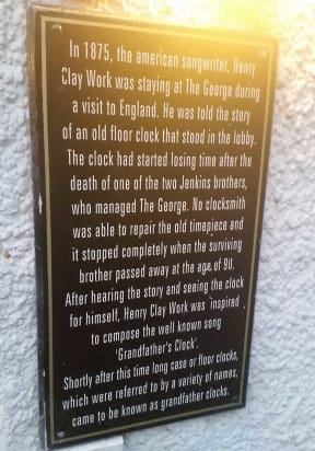 The George Hotel's claim to fame.