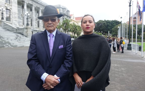 Pou Temara and Renae Maihi.