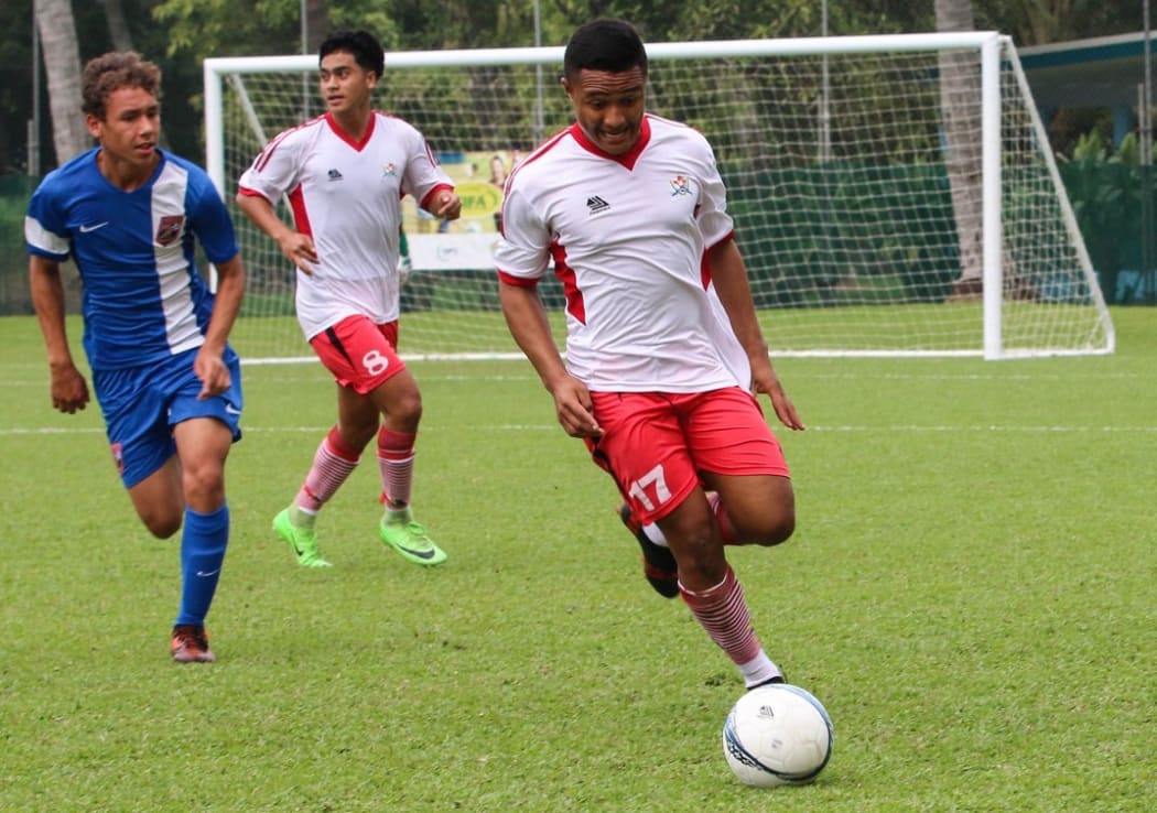 Atunaisa Namoa scored both goals in Tonga's win over American Samoa.