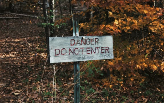 Danger Do Not Enter sign