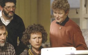 Kim Hill on morning report, old photo