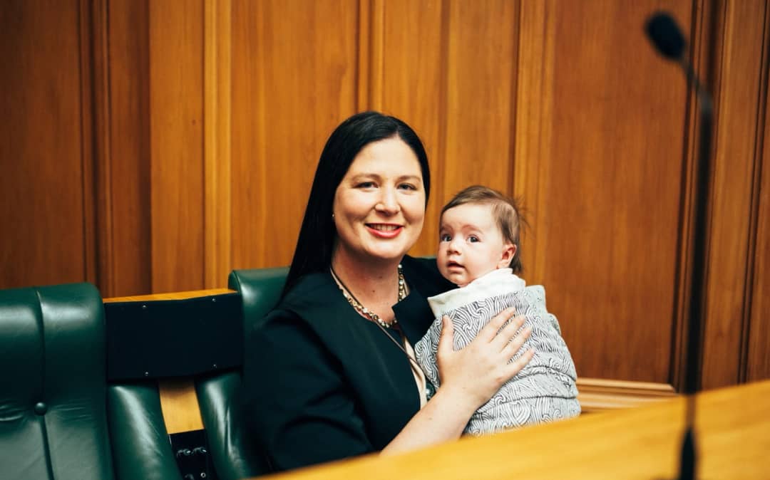 Labour MP Willow-Jean Prime with her daughter.