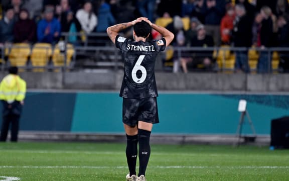 Malia Steinmetz of New Zealand after losing to the Philippines.