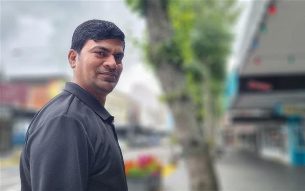 Rahul Kumar - who runs El Abrazo restaurant on Devon Street West - reckons the trees should be saved.