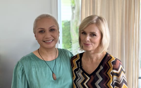 Marama Davidson and Mihingarangi Forbes