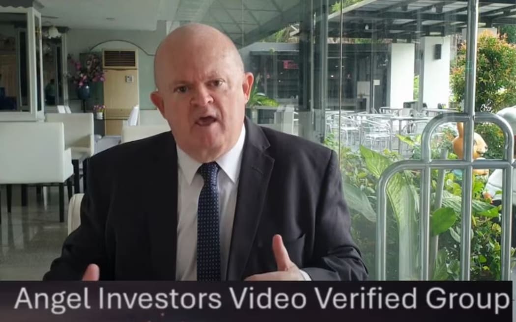Mr Cowell has been promoting a new video angel investing scheme. (Supplied)