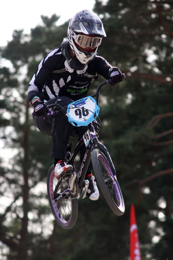 Sarah Walker in action at Puni