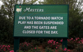 The Par-3 tournament was called off for the first time in its history.