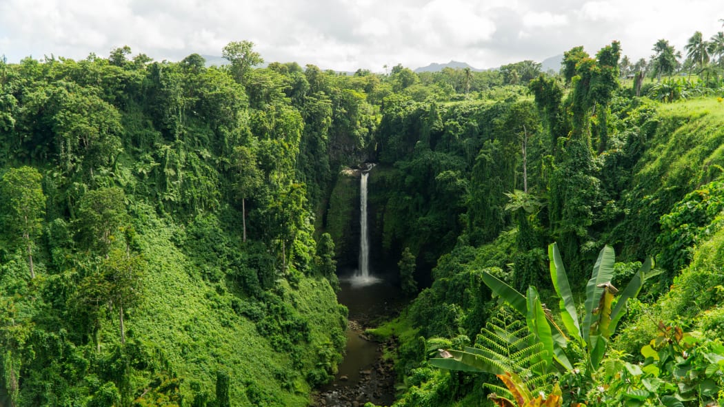 Sopoaga Falls, Samoa.