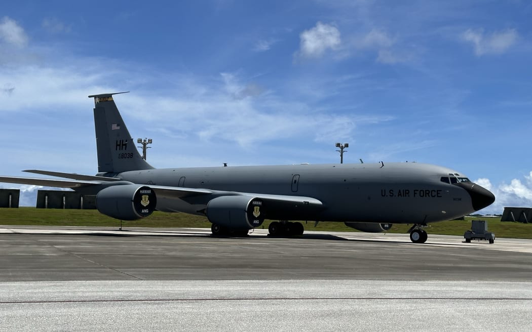 US Air Force Boeing KC-135R Stratotanker.