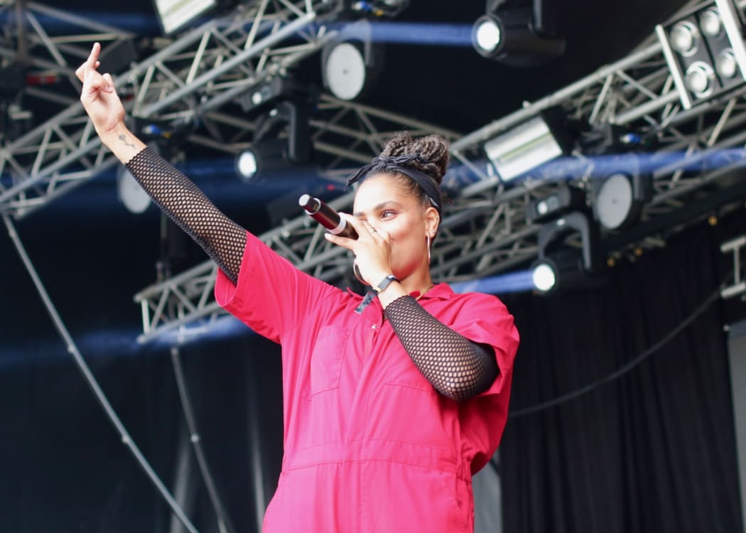 Jess B performing at Homegrown