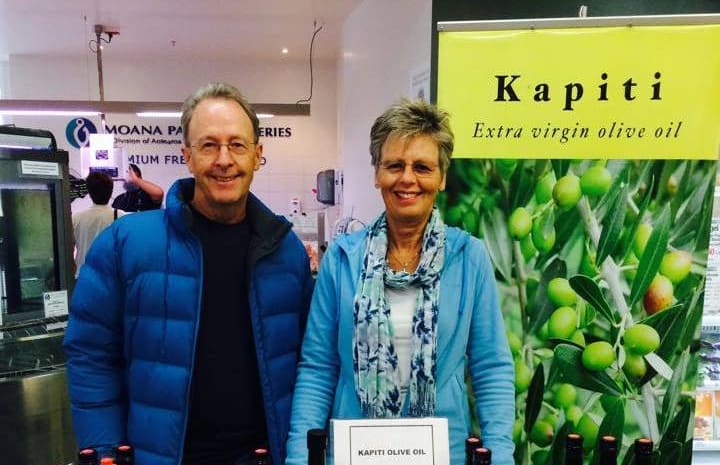 David and Helen Walshaw of Kapiti Olives