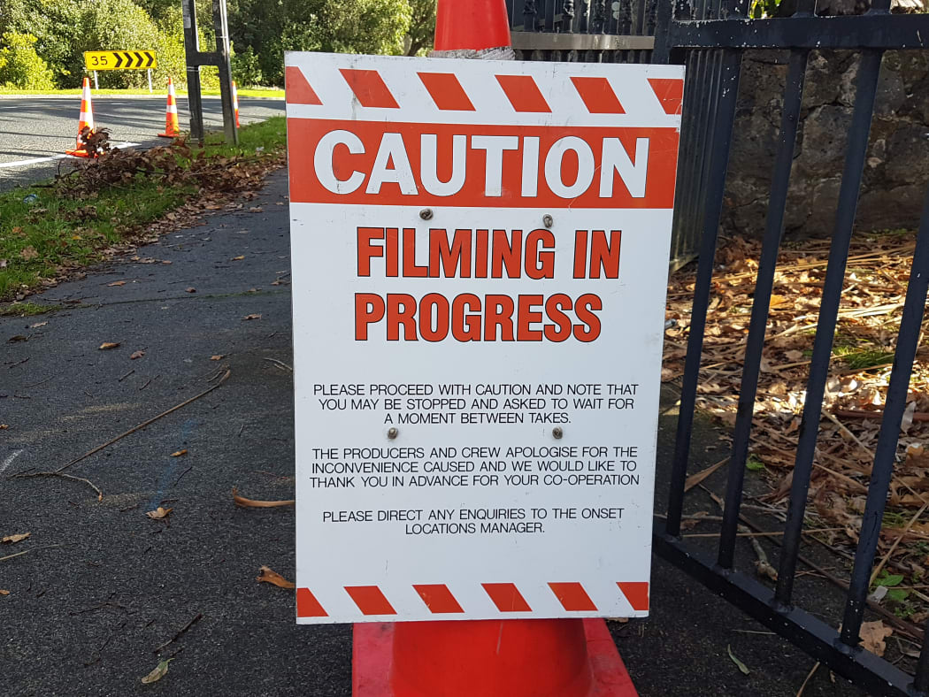 filming in progress