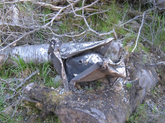 The door and other items were blown along a ventilation shaft.